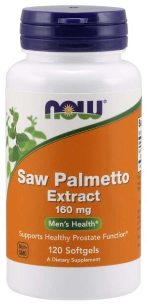 NOW FOODS Saw Palmetto Extract - Palma Sabalowa - standaryzowany ekstrakt (120 kaps.)