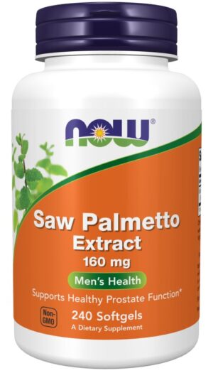 NOW FOODS Saw Palmetto Extract - Palma Sabalowa Ekstrakt 160 mg  (240 kaps.)