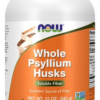 NOW FOODS Psyllium Husks Whole - Babka płesznik - łupina (340 g)