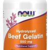 NOW FOODS Beef Gelatin - Żelatyna wołowa 550 mg (200 kaps.)