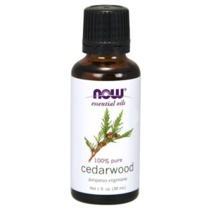 NOW FOODS 100% Olejek Cedrowy - Cedarwood (Drzewo Cedrowe) (30 ml)