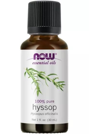 NOW FOODS Hyssop - 100% Olejek Hyzopowy (30 ml)