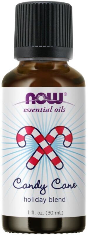 NOW FOODS Candy Cane Oil Blend - Mieszanka na Święta (30 ml)