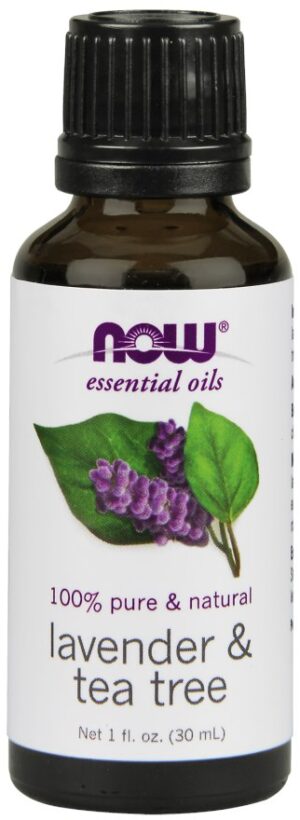 NOW FOODS 100% Olejek Lawendowy i Olejek z Drzewa Herbacianego (30 ml)