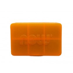 NOW FOODS Pillbox - organizer na leki (pomarańczowy)