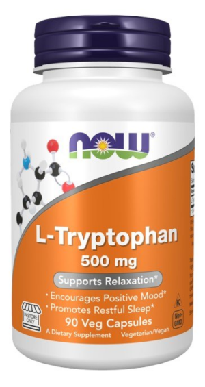 NOW FOODS L-Tryptofan 500 mg (90 kaps.)