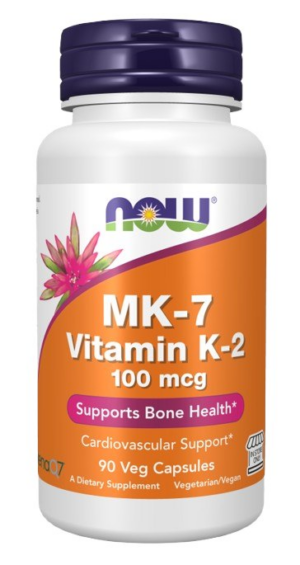 NOW FOODS Witamina K2 MK7 100 mcg (90 kaps.)