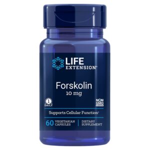 LIFE EXTENSION Forskolin - Pokrzywa indyjska (Coleus Forskohlii) ekstrakt (60 kaps.)