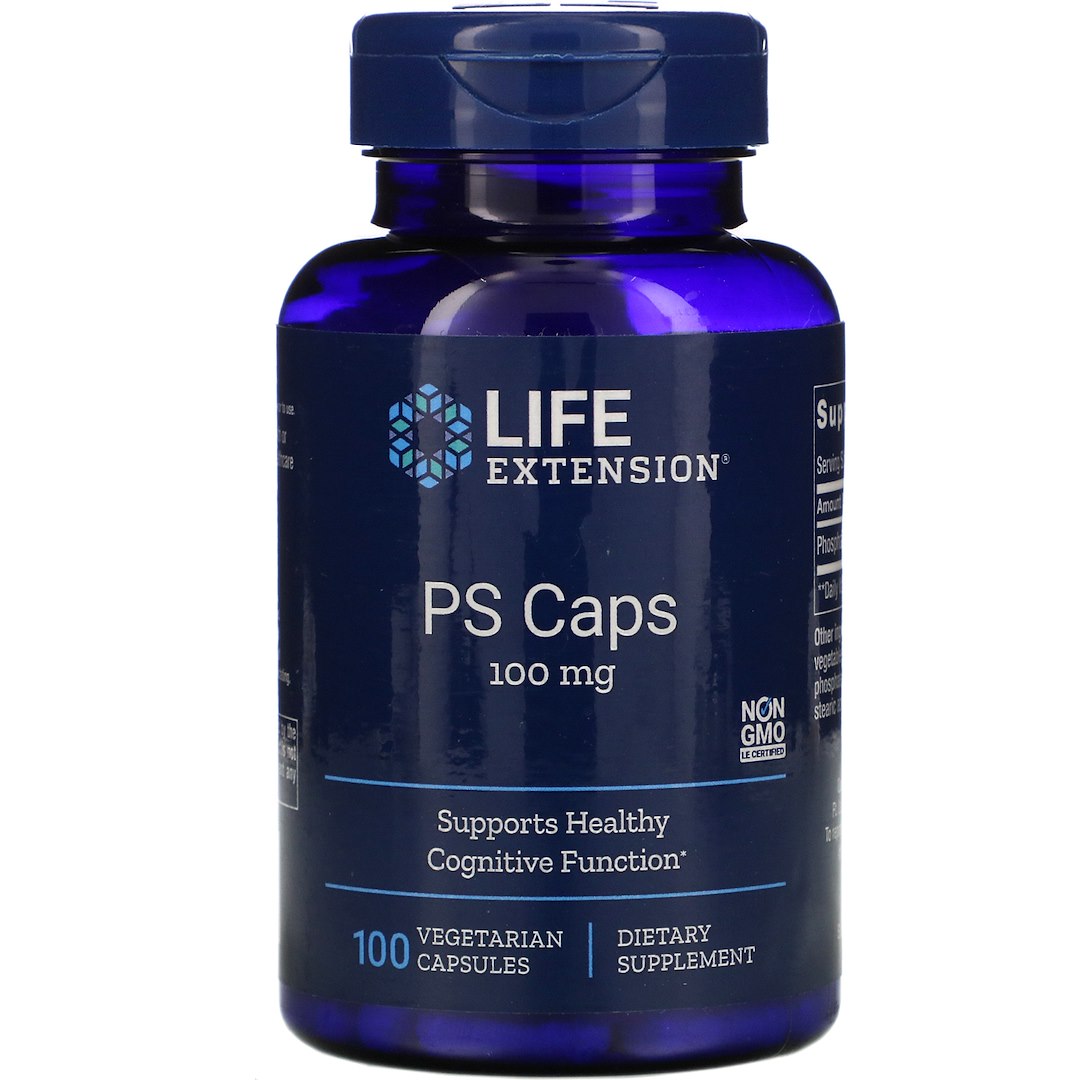 LIFE EXTENSION PS Caps - Fosfatydyloseryna (100 kaps.)