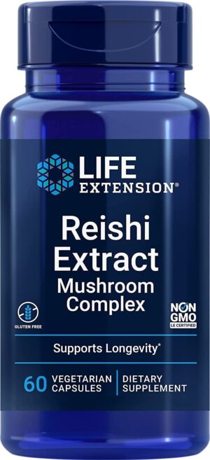 LIFE EXTENSION Reishi Extract Mushroom Complex (60 kaps.)