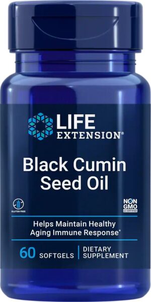 LIFE EXTENSION Black Cumin Seed Oil (60 kaps.)