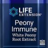 LIFE EXTENSION Peony Immune - Ekstrakt z Białej Piwonii (60 kaps.)