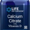 LIFE EXTENSION Calcium Citrate with Vitamin D (200 kaps.)