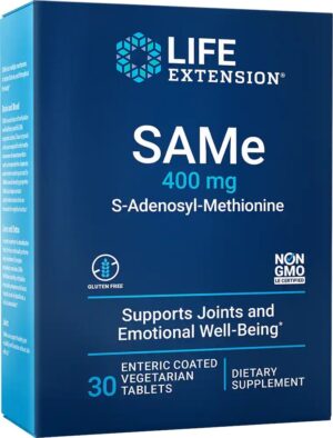 LIFE EXTENSION SAMe 400 mg (30 tabl.)