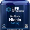 LIFE EXTENSION No Flush Niacin 640 mg  (100 kaps.)