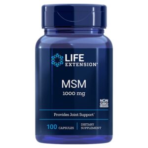 LIFE EXTENSION Siarka MSM - Metylosulfonylometan (100 kaps.)