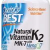 DOCTOR'S BEST Witamina K2 MK7 45 mcg (60 kaps.)