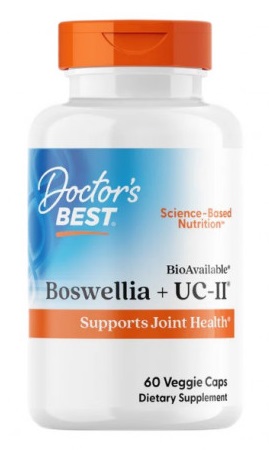 DOCTOR'S BEST Boswellia + UC-II - Boswelia z UC-II (60 kaps.)