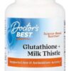 DOCTOR'S BEST Glutathione + Milk Thistle - Glutation + ostropest plamisty (60 kaps.)