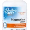 DOCTOR'S BEST Magnesium Citrate - Cytrynian magnezu (120 kaps.)