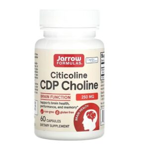 JARROW FORMULAS Citicoline CDP Choline - CDP Cholina - Cytykolina 250 mg (60 kaps.)
