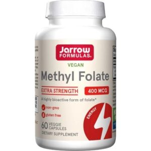 JARROW FORMULAS Methyl Folate - Kwas Foliowy 400 mcg (60 kaps.)