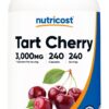 NUTRICOST Tart Cherry 300 mg - Ekstrakt z wiśni (240 kaps.)