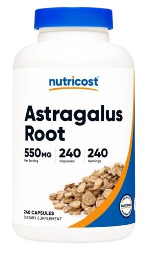 NUTRICOST Astragalus 550 mg - Traganek 550 (240 kaps.)