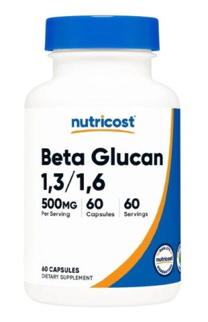 NUTRICOST Beta Glucan - Beta-glukan 1,3/1,6 (60 kaps.)
