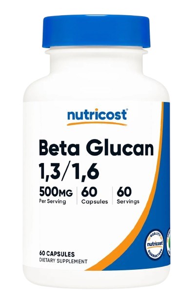 NUTRICOST Beta Glucan - Beta-glukan 1,3/1,6 (60 kaps.)