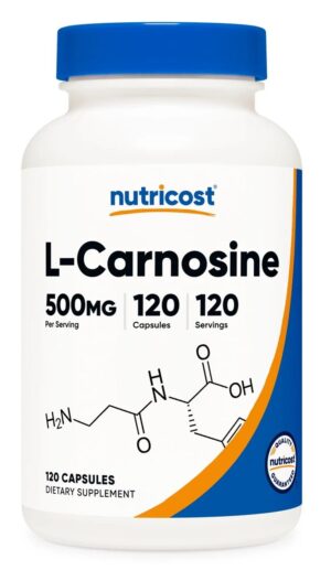 NUTRICOST L-Carnosine 500 mg - L-karnozyna (120 kaps.)