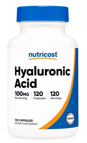 NUTRICOST Hyaluronic Acid 100 mg - Kwas hialuronowy (120 kaps.)