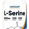 NUTRICOST L-Serine 500 mg - L-Seryna (120 kaps.)