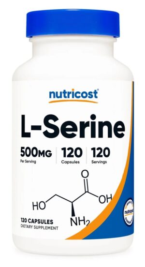 NUTRICOST L-Serine 500 mg - L-Seryna (120 kaps.)