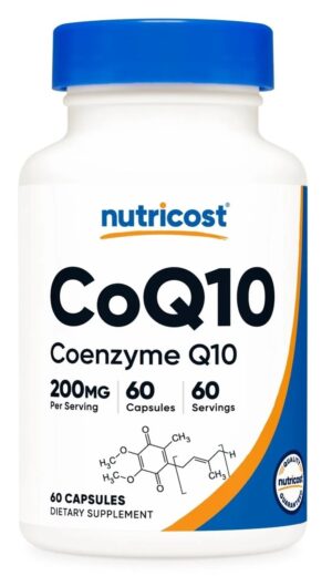 NUTRICOST CoQ10 200 mg - Koenzym Q10 (60 kaps.)