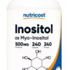 NUTRICOST Inositol 500 mg - Mio-inozytol (240 kaps.)
