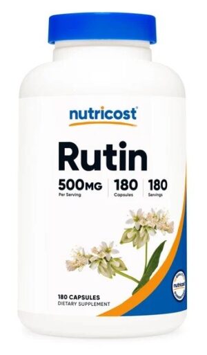 NUTRICOST Rutin 500 mg - Rutyna (180 kaps.)
