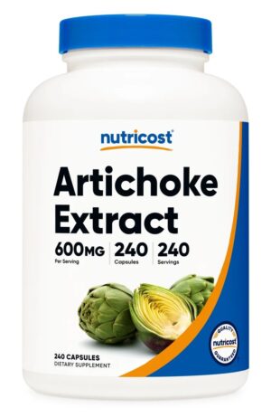 NUTRICOST Artichoke Extract - Ekstrakt z karczocha (240 kaps.)