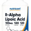 NUTRICOST R-Alpha Lipoic Acid 100 mg - Kwas R-ALA (120 kaps.)