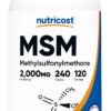NUTRICOST MSM 1000 mg - Metylosulfonylometan (240 tabl.)