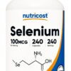 NUTRICOST Selenium 100 mcg - Selen (240 kaps.)