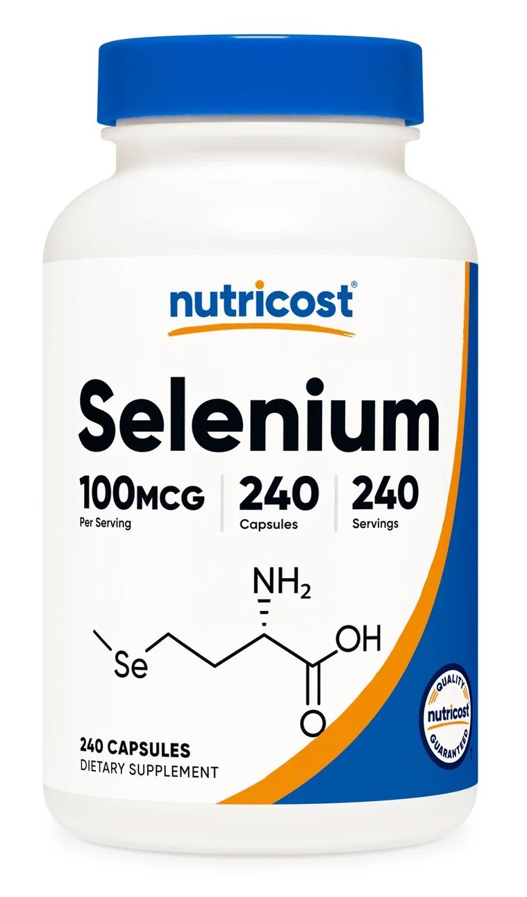 NUTRICOST Selenium 100 mcg - Selen (240 kaps.)