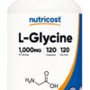 NUTRICOST L-Glycine 1000 mg - L-glicyna (120 kaps.)