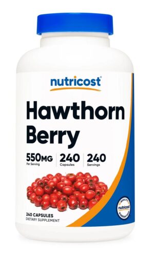 NUTRICOST Hawthorn Berry 550 mg - Głóg (240 kaps.)