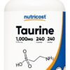 NUTRICOST Taurine 1000 mg - Tauryna (240 kaps.)