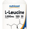 NUTRICOST L-Leucine 500 mg - L-leucyna (120 kaps.)