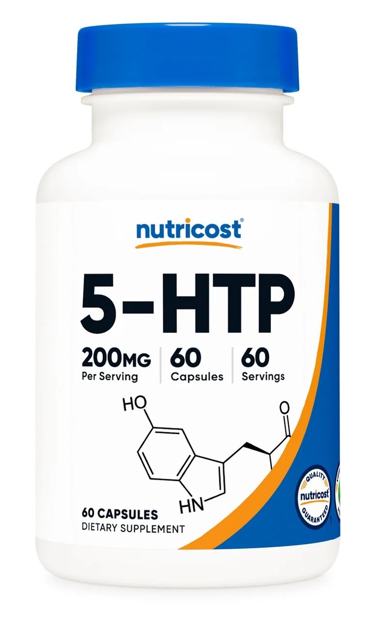 NUTRICOST 5-HTP 200 mg - 5-hydroksytryptofan (60 kaps.)