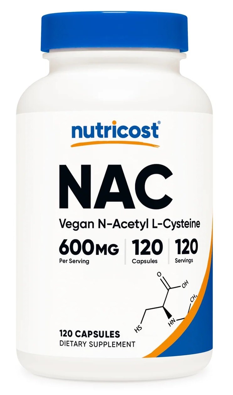 NUTRICOST NAC N-Acetyl L-Cysteine (120 kaps.)