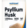 NUTRICOST Psyllium Husk 500 mg - Babka płesznik (500 kaps.)