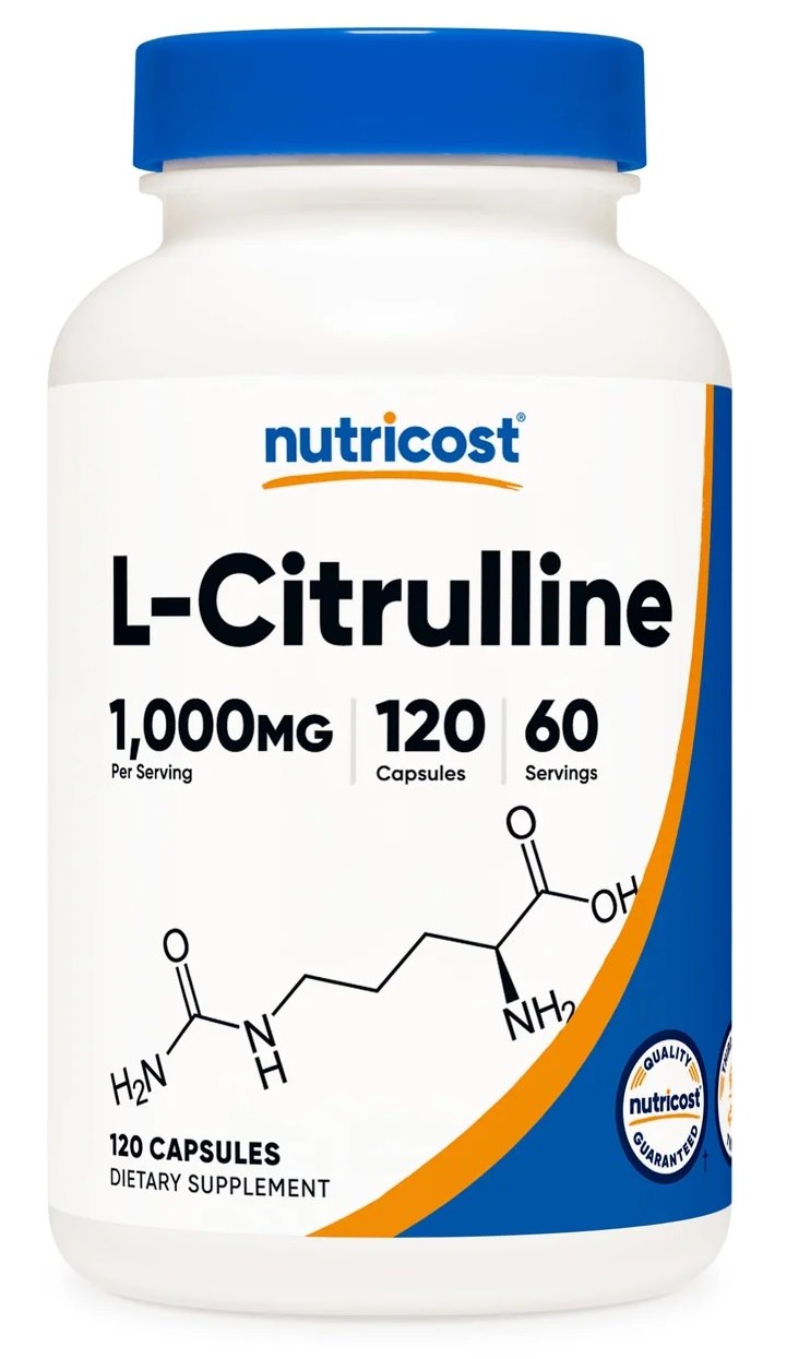 NUTRICOST L-Citrulline 750 mg - L-cytrulina (120 kaps.)
